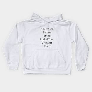 Travel Quote 16 Kids Hoodie